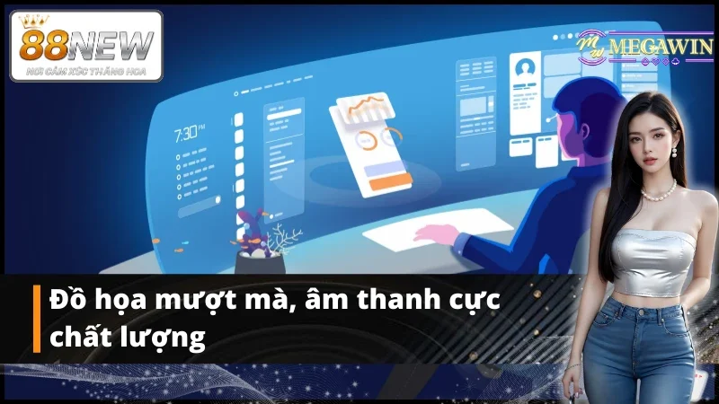 Đồ hoạt và âm thanh tại sảnh game MW được đầu tư mạnh tay