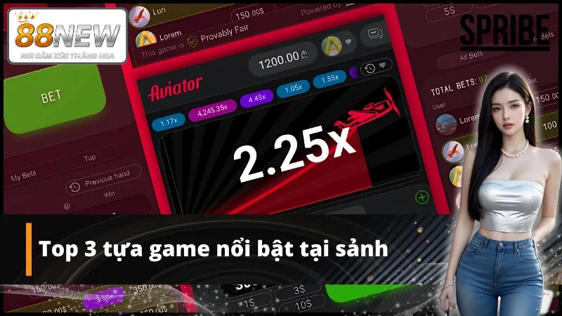 Top 3 tựa game ăn khách tại Sảnh game Spribe