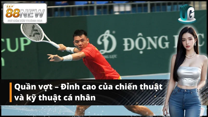 Trải nghiệm quần vợt tại sảnh thể thao UG